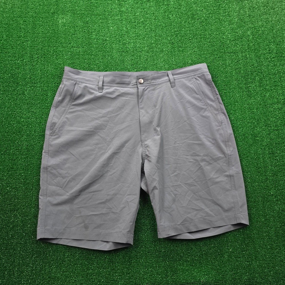 FootJoy Golf Shorts Mens 36 Gray Chino Flat Front Performance Preppy Casual